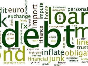 One Debt | Take The First Step | debt-inforgram-vectorportal.