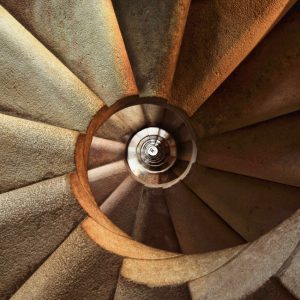 One Debt | Take The First Step | staircase-spiral-architecture-interior-