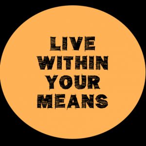 One Debt | Take The First Step | Stop-And-Learn-To-Live-Within-Your-Means
