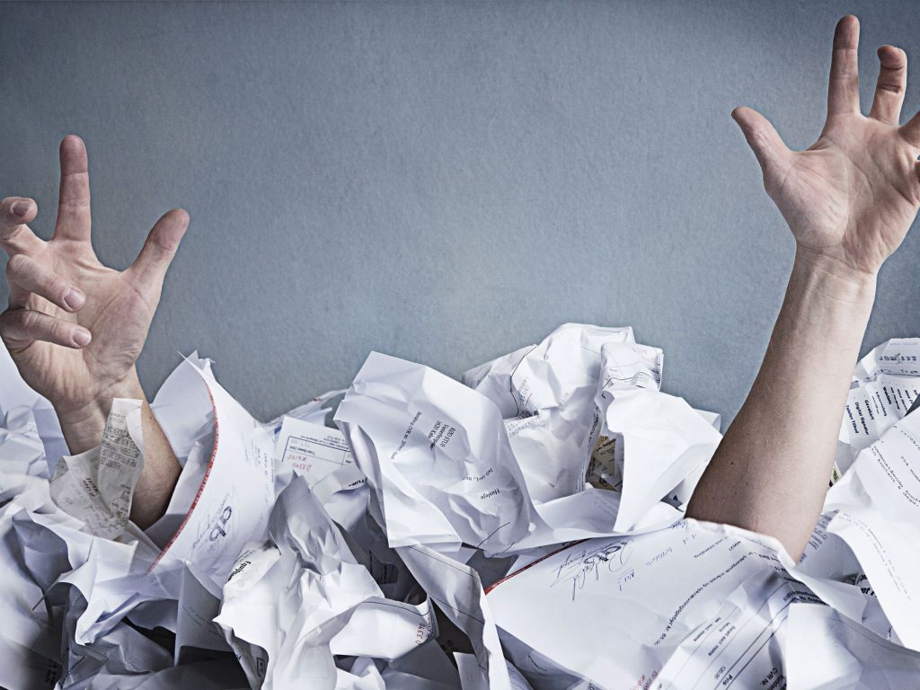 One Debt | Take The First Step | ManDrowninginBills_ClausChristensen